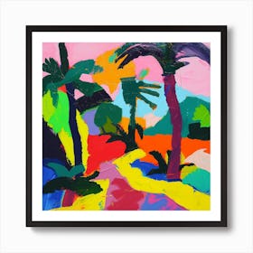 Abstract Travel Collection Puerto Rico 2 Art Print