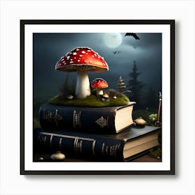 Witches Book Art Print