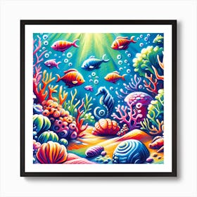 Super Kids Creativity:Under The Sea Art Print