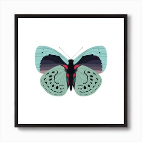Gossamer Butterfly Square Art Print