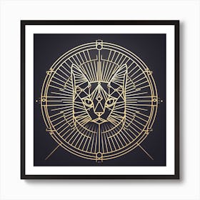 Occult Cat Art Print