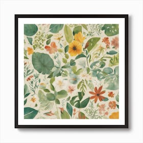 Floral Watercolor Art Print