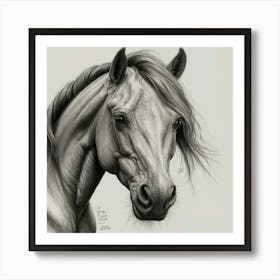 Horse Portrait 2 Art Print