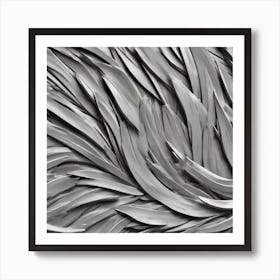 Abstract Feathers Art Print