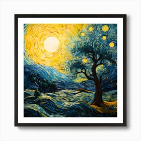 Starry Night 4 Art Print