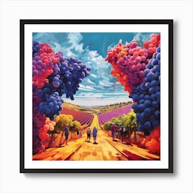 Day In The Vineyard Art Print