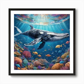 Humpback Whale 4 Art Print