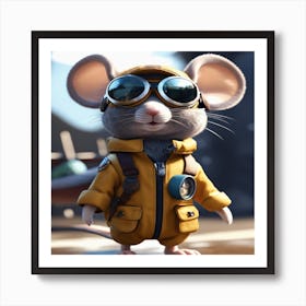 Snoopy The Rat Art Print