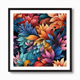 Floral Pattern Art Print