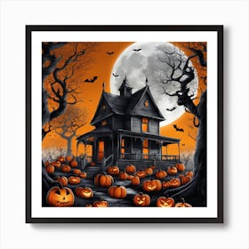 Haunted House 15 Art Print