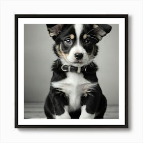 Puppy Portrait Art Print