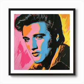 Elvis Pop Art 1 Art Print