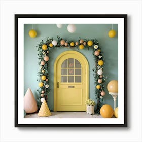 Yellow Door Art Print