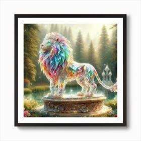 Lion Of The Forest Art Print