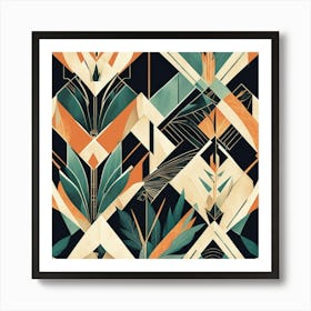 Deco Pattern 3 Art Print