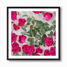 Pink Roses 2 Art Print