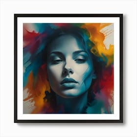 Abstract Painting-Women Art Print