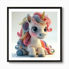 Starry Unicorn Art Print