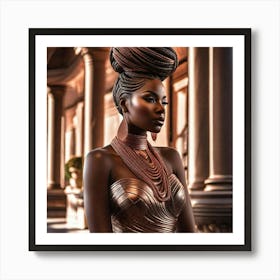 African Beauty 1 Art Print