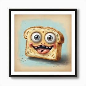 Bread With Eyes Art Print