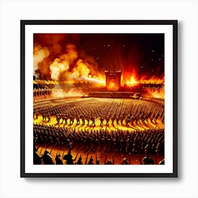 Battle Of Sparta Art Print