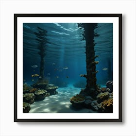 Default Create Unique Design Of Under Ocean 2 Art Print