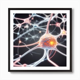 Neuron Stock Videos & Royalty-Free Footage 1 Art Print