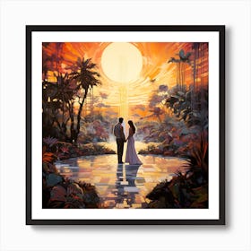 Garden Of Embrace Art Print