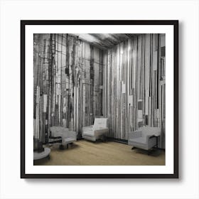 Modern Living Room Art Print