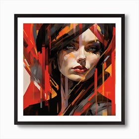 Portrait Of A Woman 3 Art Print