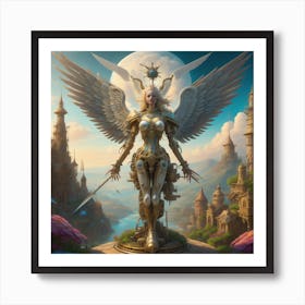 angel wings 6 Art Print