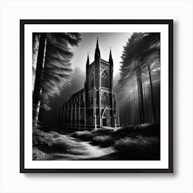 Church In The Woods 10 Art Print