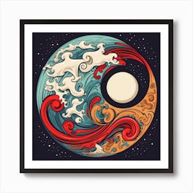 Yin Yang 25 Art Print