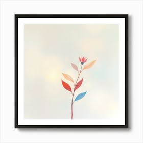 Abstract Flower 3 Art Print