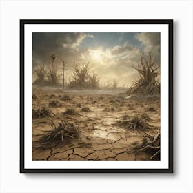 Dry Land 26 Art Print