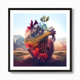 Heart Of Nature 1 Art Print