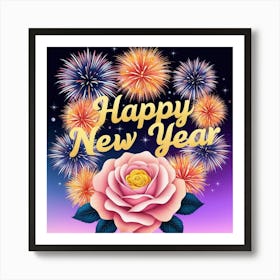 Happy New Year 4 Art Print