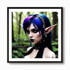 Elf Girl Art Print