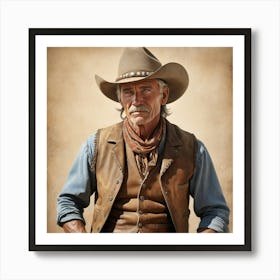 Cowboy Art Print