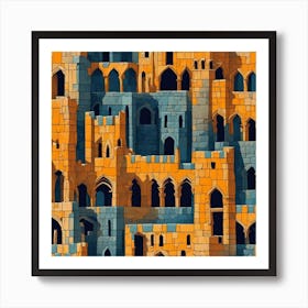 City Of Towers Art Print