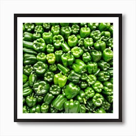 Green Peppers 1 Art Print
