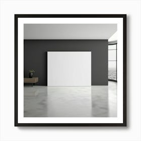 Blank Wall Art Print