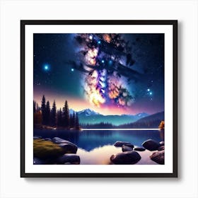 Milky Way 2 Art Print