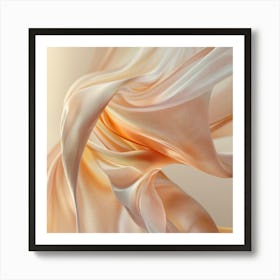 Flowy Silk Wall Print Art Print