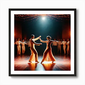 Dancers 6 Art Print