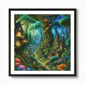 Fairytale Forest 5 Art Print