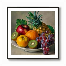 Fruit In A Bowl Art Print