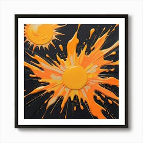 Sun Splash Art Print