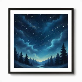 Night Sky Art Print