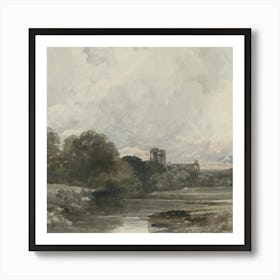 View Of A River 2 Art Print